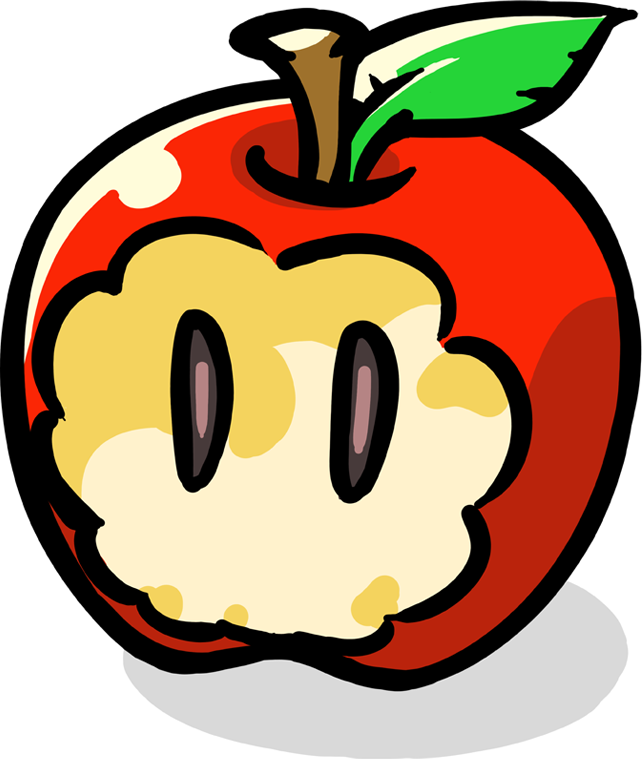 A cheebie apple